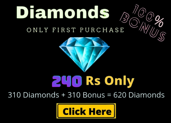 Top Up 310 Diamonds + 310 Bonus = 620 💎